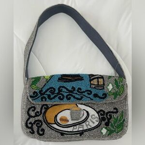 America and Beyond Paris Beaded Bag